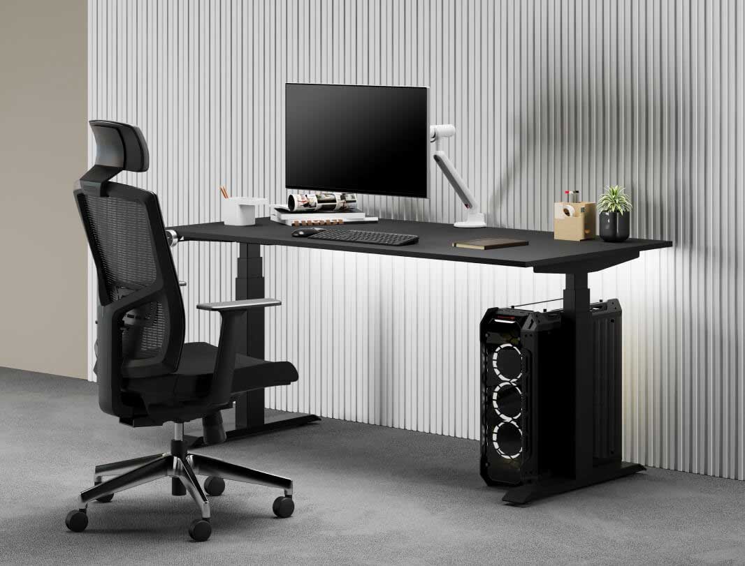 Newman Black Ergonomick Executive Office Chair